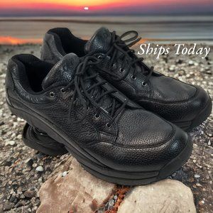 Z-Coil Black Leather Mules & Clogs